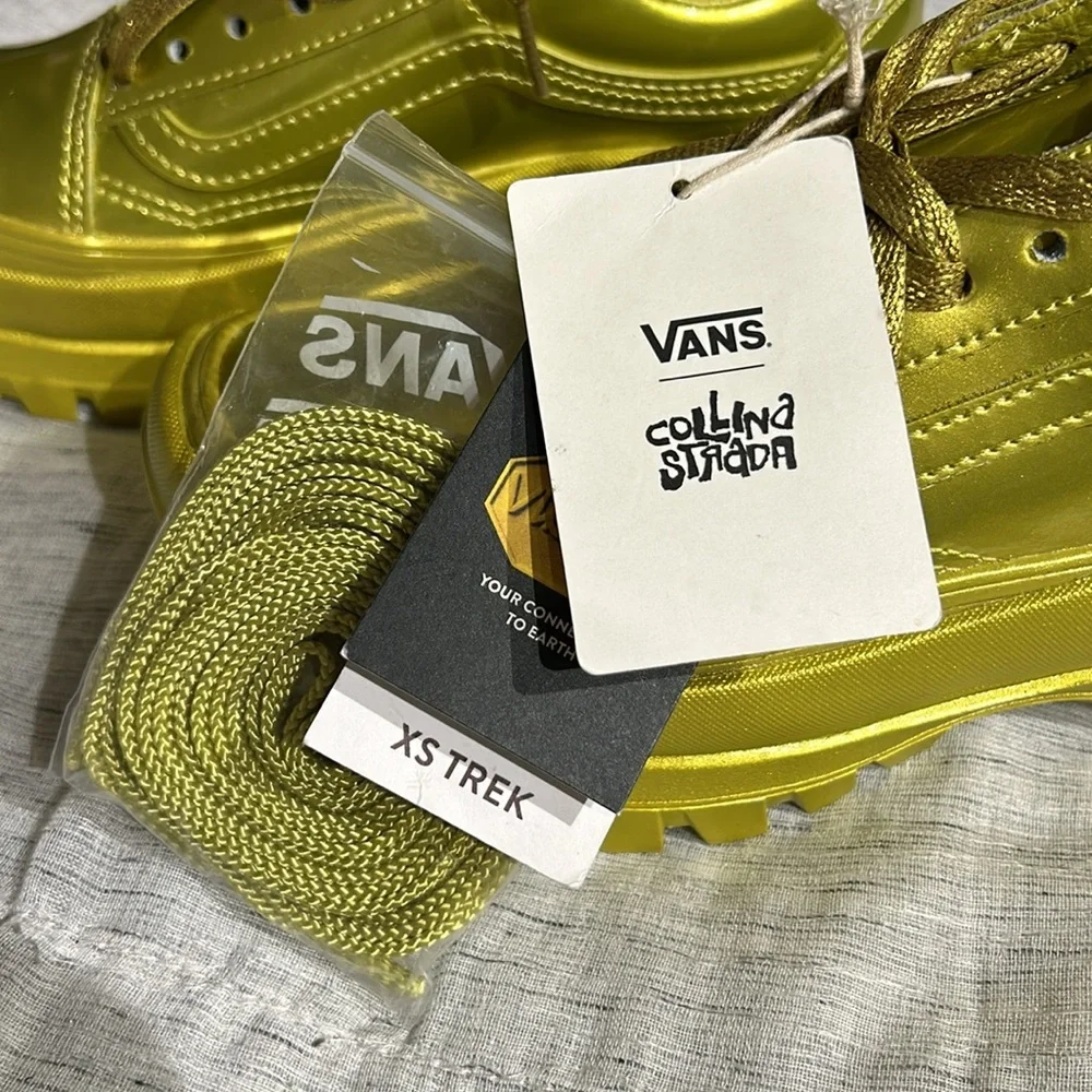 Vans Chunky Platform Sneakers in Bright Yellow - Picture 8 of 12